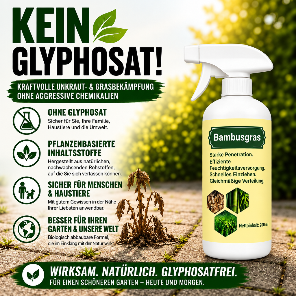 2026 SALE🎁 – Schnell wirkendes natürliches Unkraut- & Grasvernichtungsspray