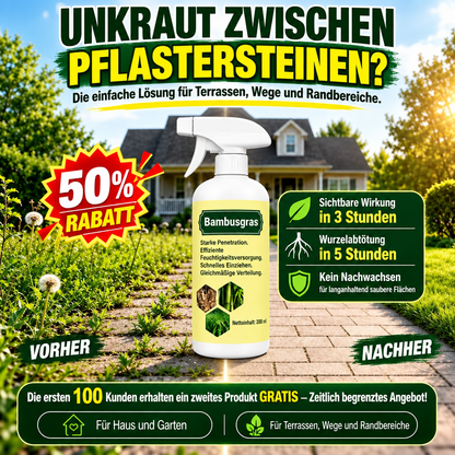 2026 SALE🎁 – Schnell wirkendes natürliches Unkraut- & Grasvernichtungsspray