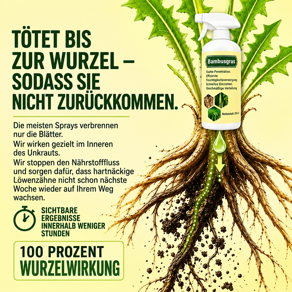 2026 SALE🎁 – Schnell wirkendes natürliches Unkraut- & Grasvernichtungsspray